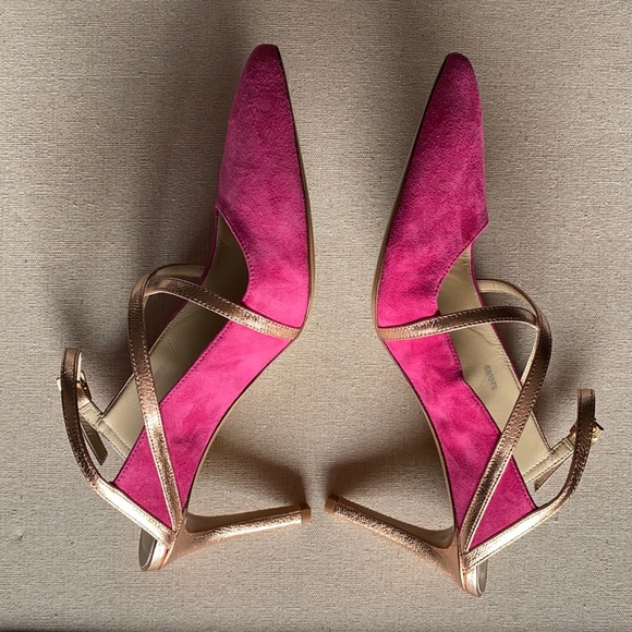 🐰 Bruno Magli • “Carla” Suede Mule Heels - Picture 3 of 10